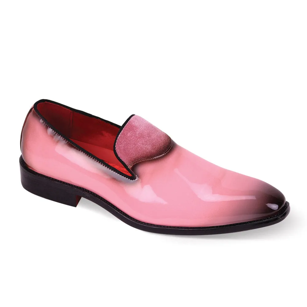 After Midnight Pointed Patent Leather Slip On