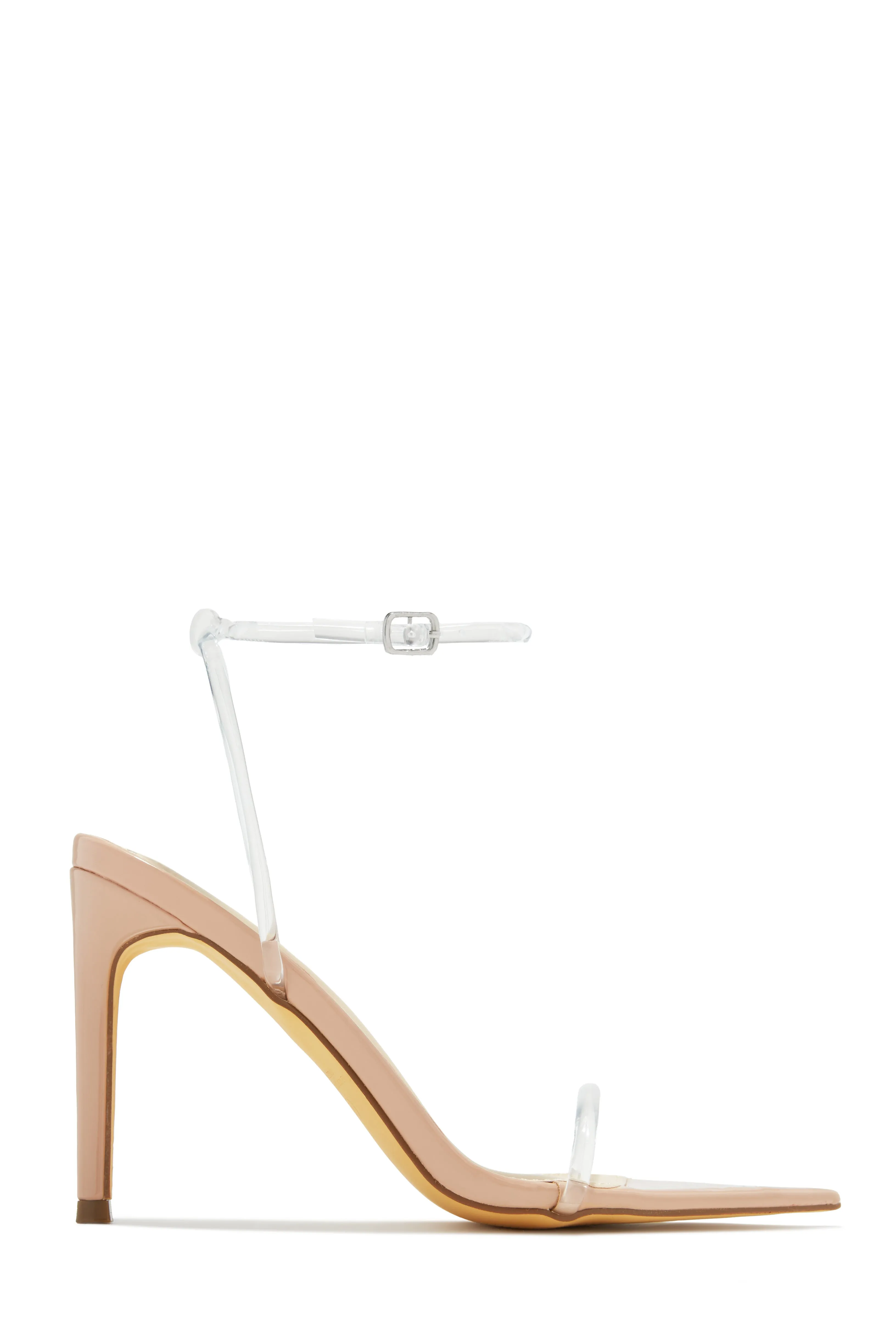 Anezia Single Sole High Heels - Clear