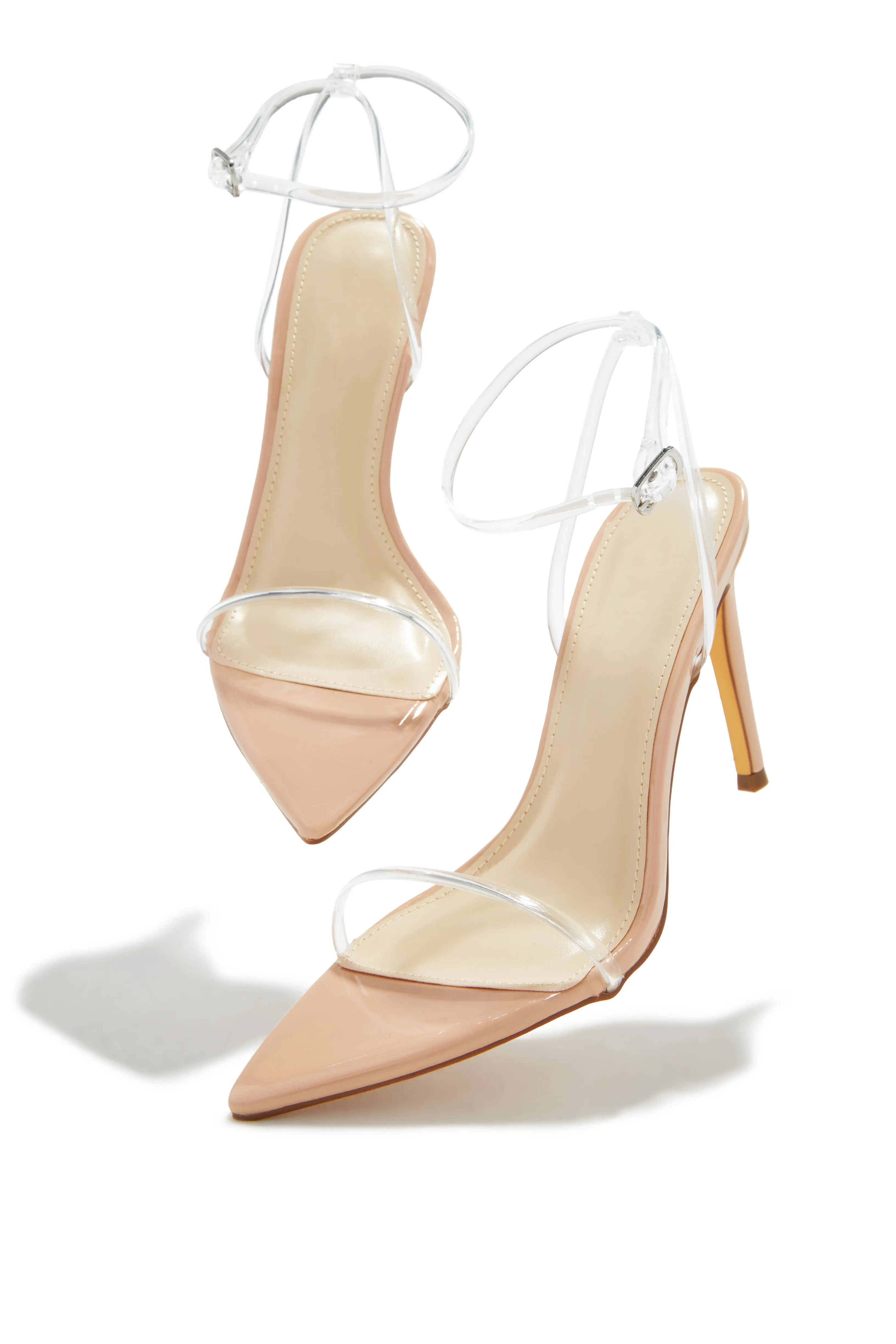 Anezia Single Sole High Heels - Clear