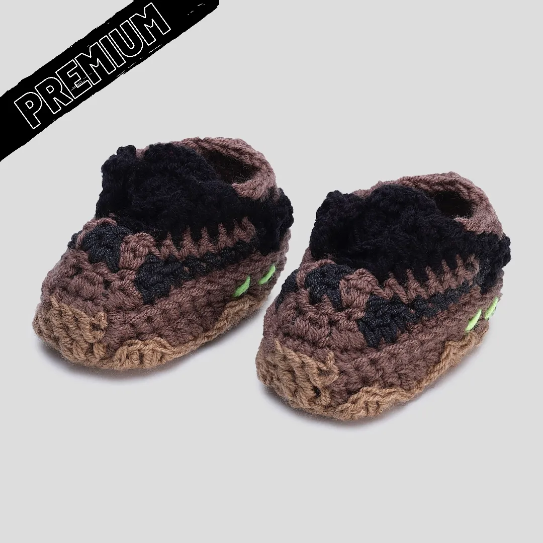 Baby Crochet Yzy Mauv(Soft felt non-slip bottom & Shoe Box)