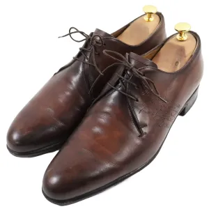 Berluti Leather Cursive Calligraphy Scritto Shoes