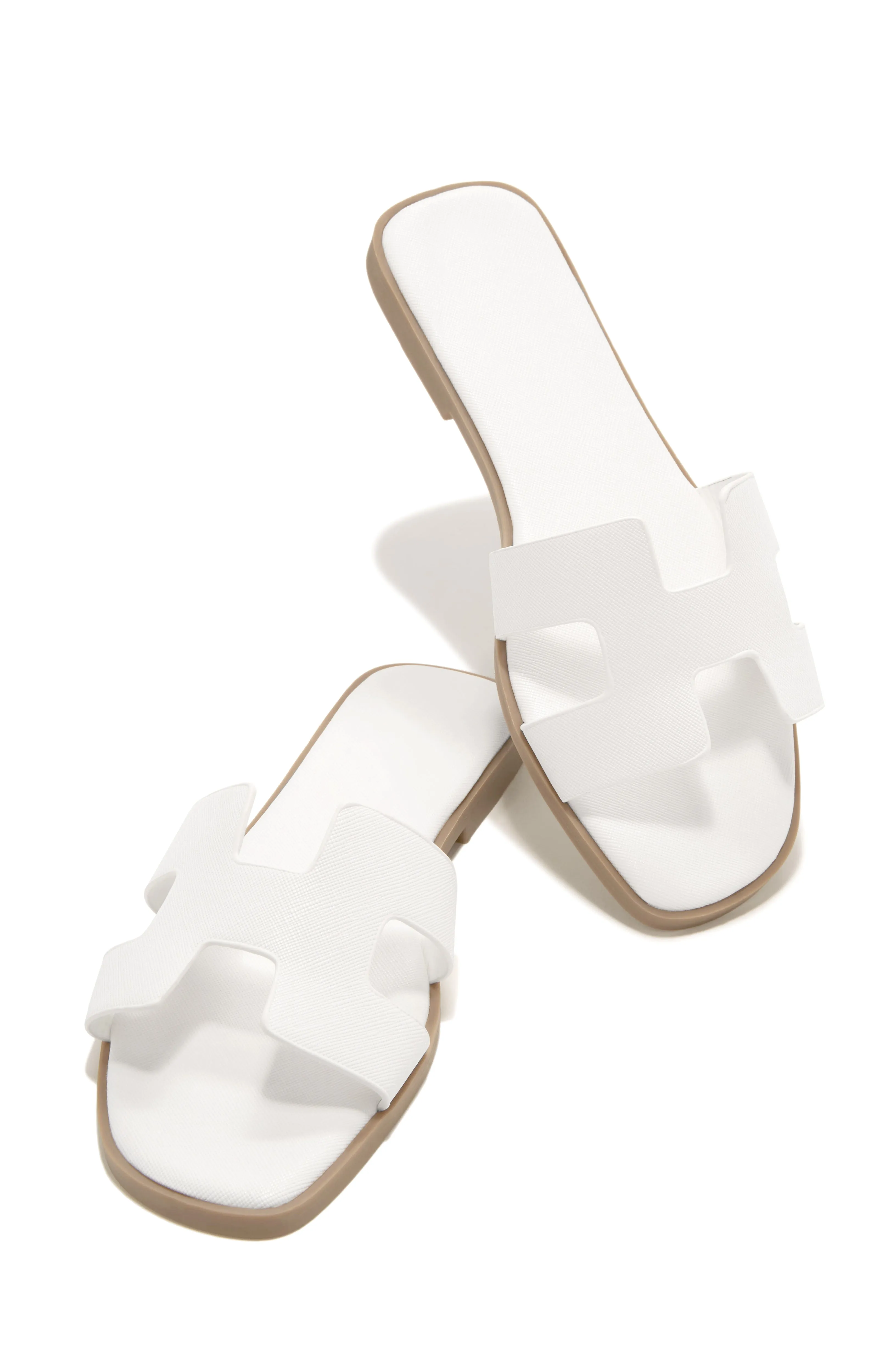 Bianka Slip On Sandals - Tan