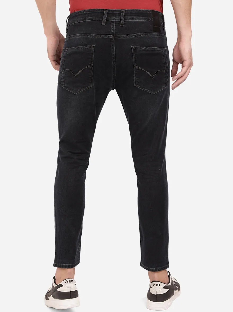 Black Washed Rider Fit Jeans | JadeBlue