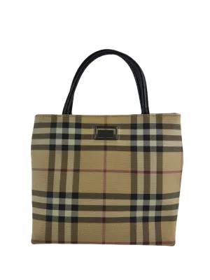 Burberry Classic Plaid Mini Tote