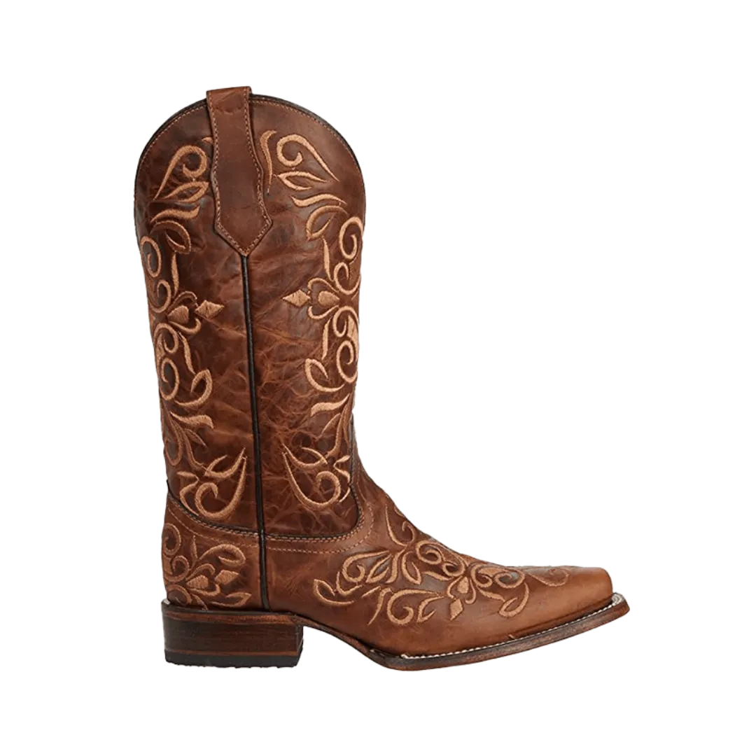 Corral Boots Women's Honey Brown Embroidered Boot