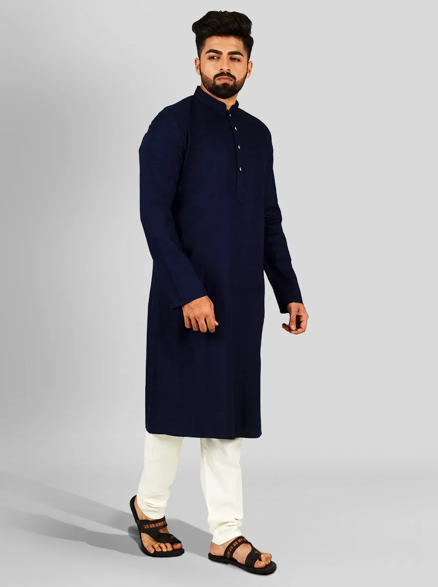 Dark Blue Kurta Set | Azania