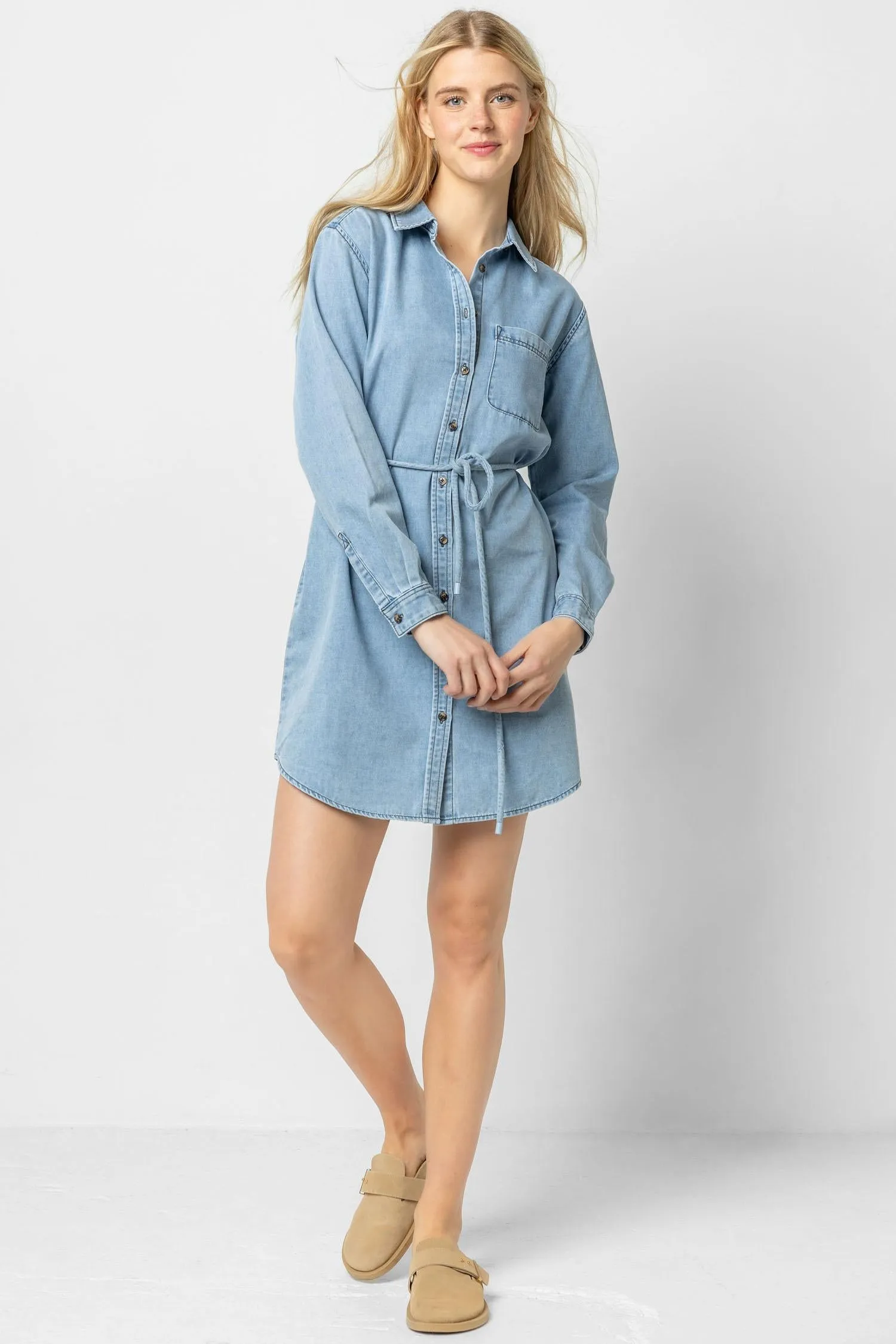 Denim Shirt Dress