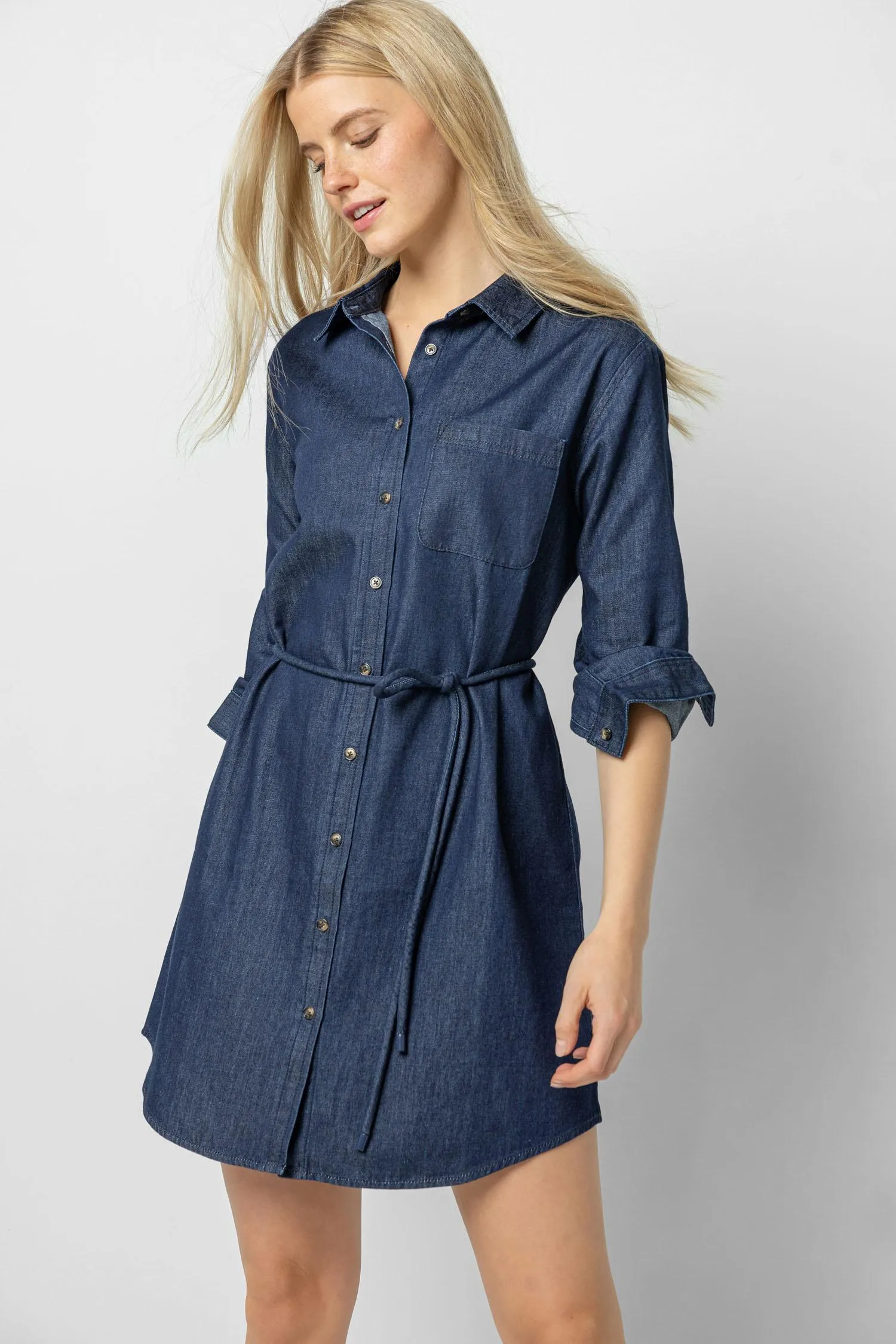 Denim Shirt Dress