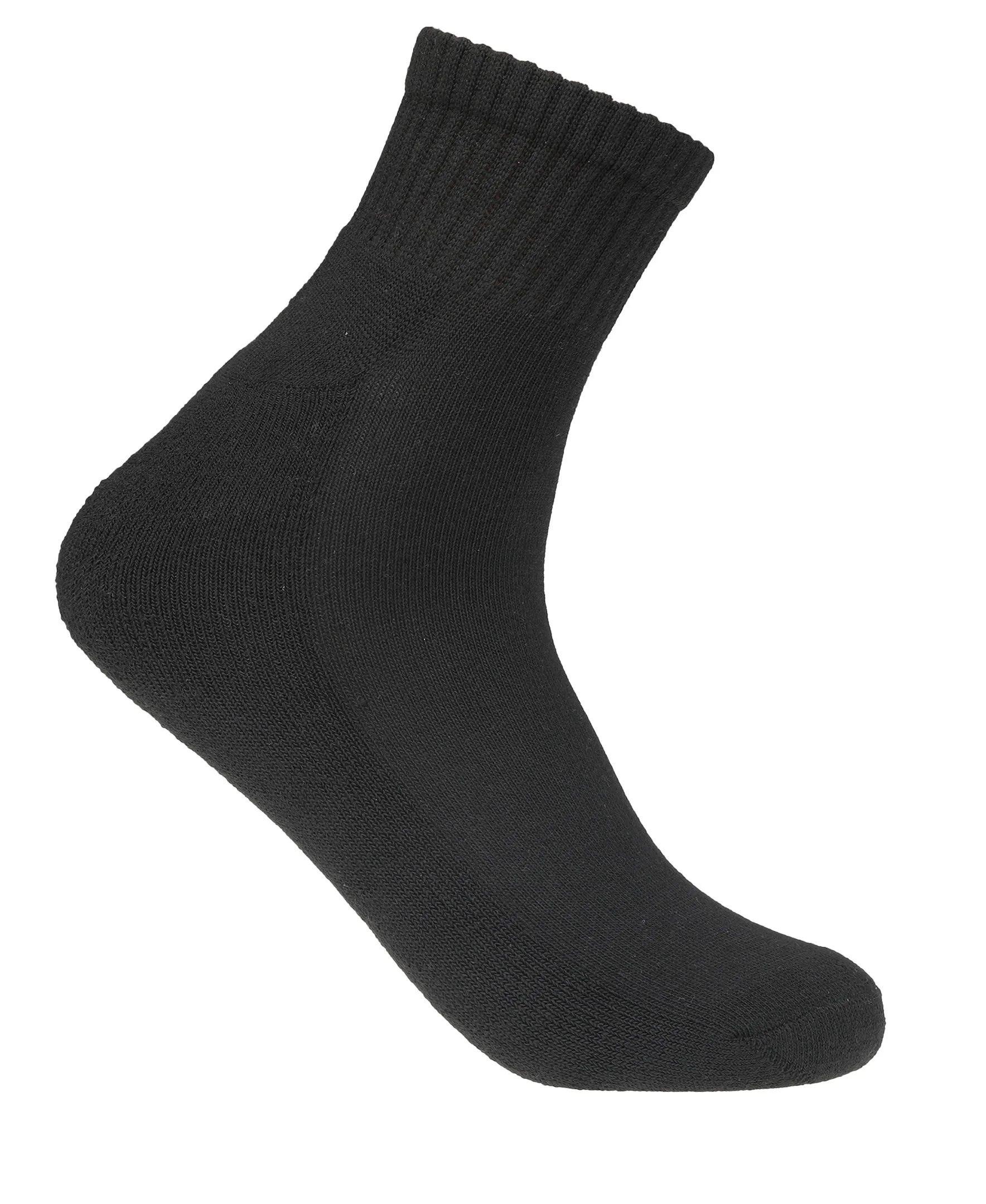 Dockers Mens Athletic Quarter Socks - 6-Pack Cushioned Sports and Workout Socks for Men size 10-13