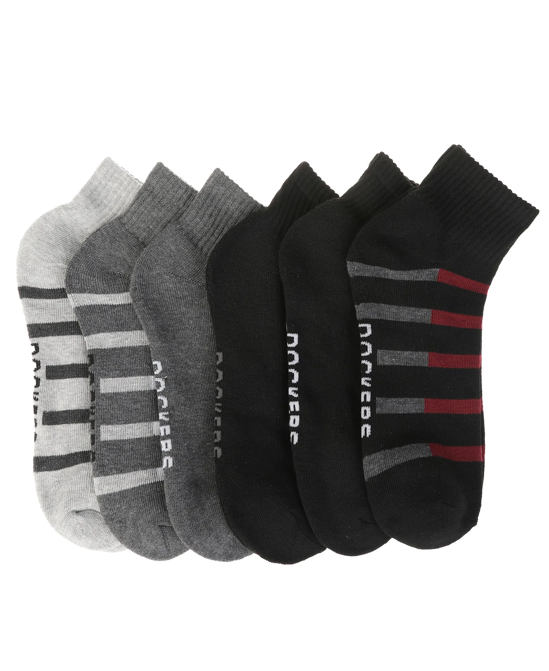 Dockers Mens Athletic Quarter Socks - 6-Pack Cushioned Sports and Workout Socks for Men size 10-13