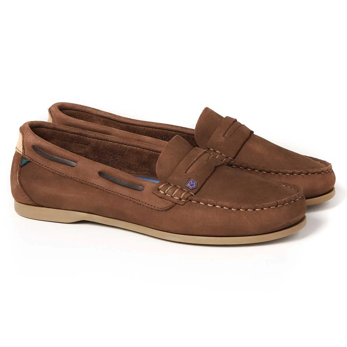 DUBARRY Ladies Belize Deck Shoes - Cafe