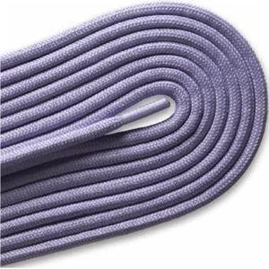 Fashion Casual/Athletic Round 3/16" Laces Custom Length with Tip - Lilac (1 Pair Pack) Shoelaces