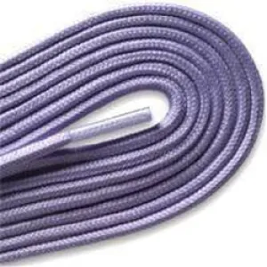 Fashion Thin Round Dress 1/8" Laces Custom Length with Tip - Lilac (1 Pair Pack) Shoelaces