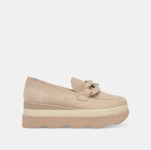 Jaksen Loafers in Suede Dune