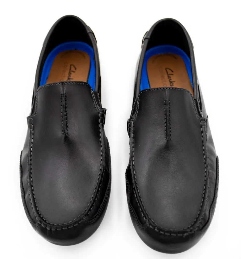 Markman Seam in Black Leather by Clarks