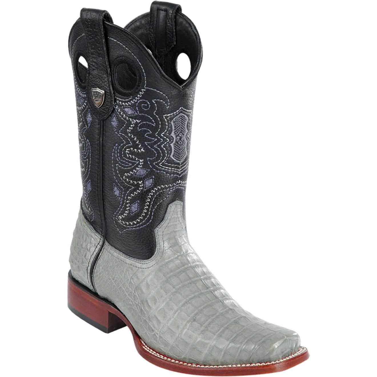 Men's Wild West Caiman Belly Skin Rodeo Toe Boot 28188209