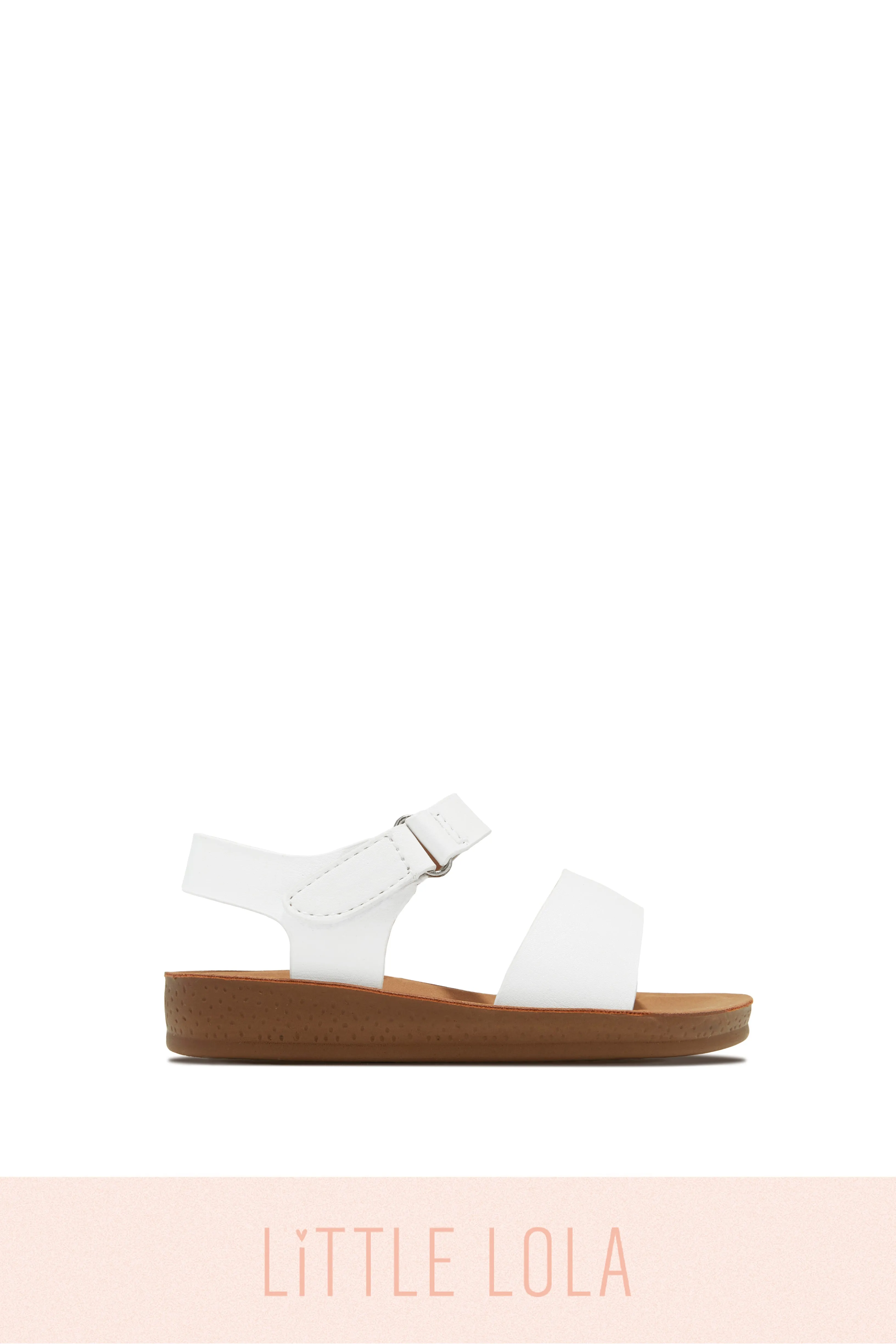 Mini Haley Sandals - White