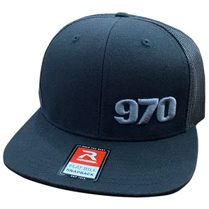 NINESEVENZERO 970 Mesh Trucker Hat - Black/Grey