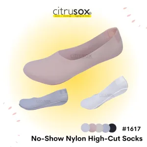 No-Show Nylon High Cut Socks