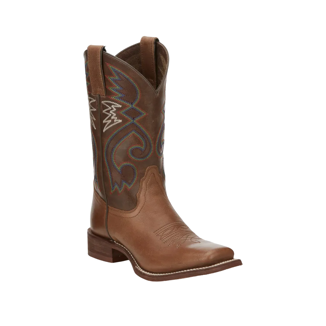 Nocona Women's Cowpoke Tan Square Toe Western Boots