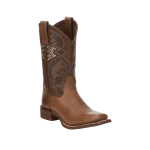 Nocona Women's Cowpoke Tan Square Toe Western Boots