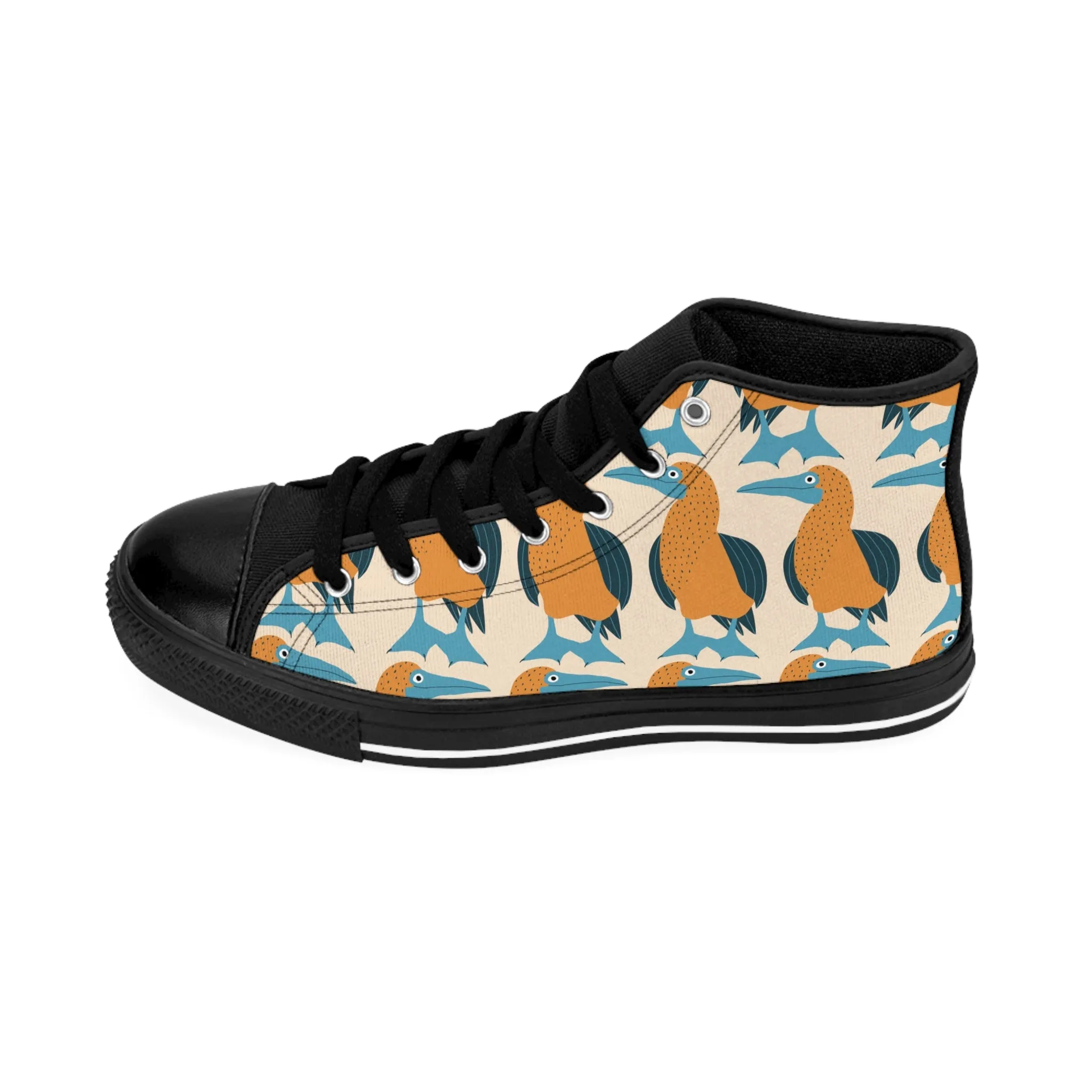 Orange Bird Men's Classic Sneakers