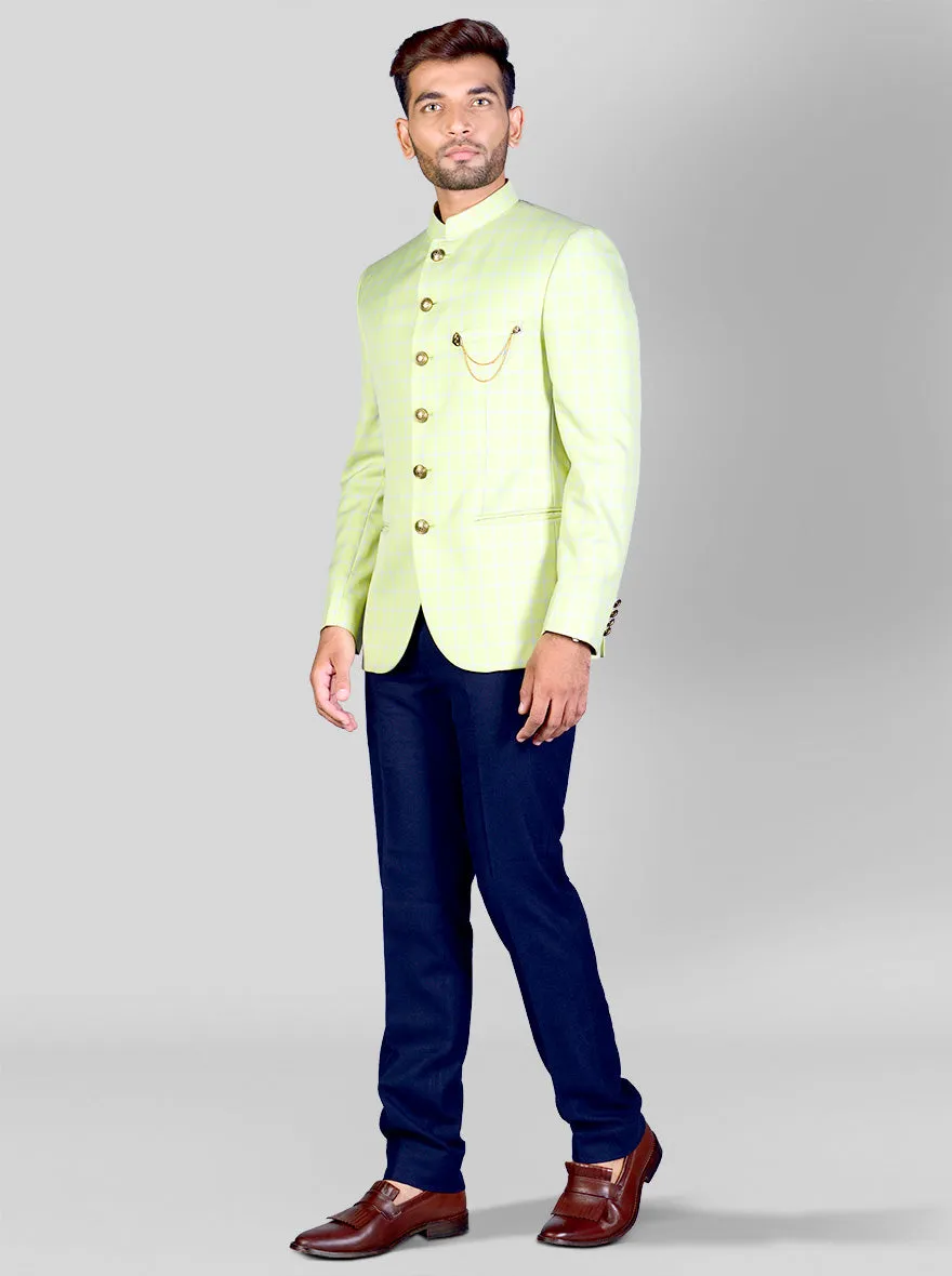 Pistachio Green Jodhpuri Suit | JadeBlue