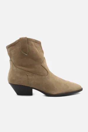 Pull & Bear Cowboy Boots | Suede