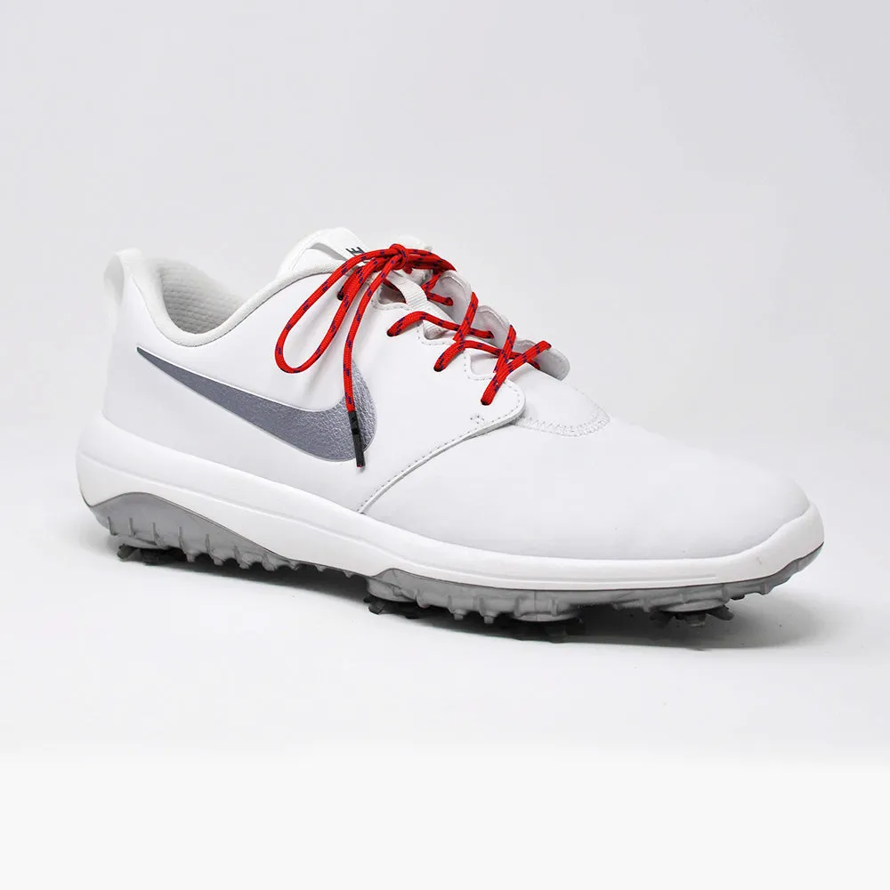 Red & Navy Athletic Flat Golf Laces