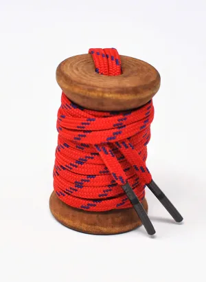 Red & Navy Athletic Flat Golf Laces