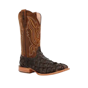 Rocky Boot Durango Premium Exotics Men's Dark Brown Pirarucu Boot