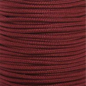 Round Athletic Laces Custom Length with Tip - Maroon (1 Pair Pack) Shoelaces