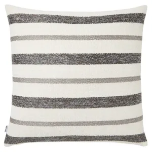 Terra Striped Gray Metallic Pillows by Mode Living