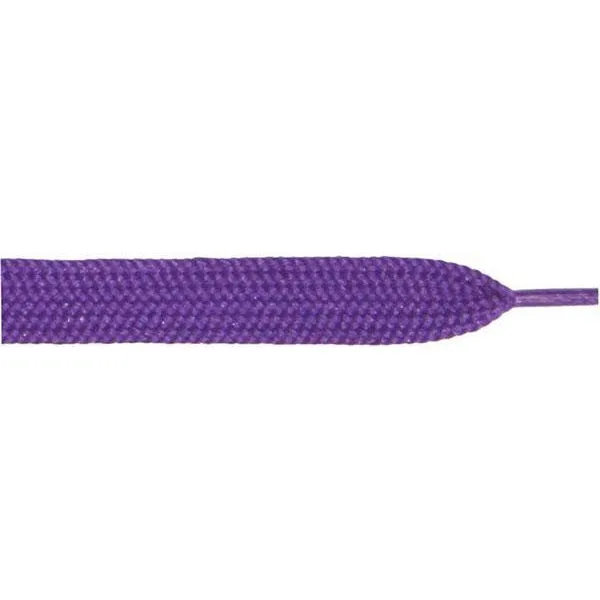 Thick Flat 3/4" - Purple (12 Pair Pack) Shoelaces