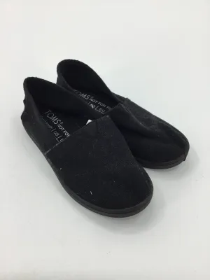 Toms Child Size 5 Youth Black Sneakers