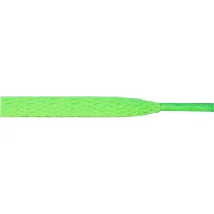 Wholesale Athletic Flat 5/16" -  Neon Green (12 Pair Pack) Shoelaces