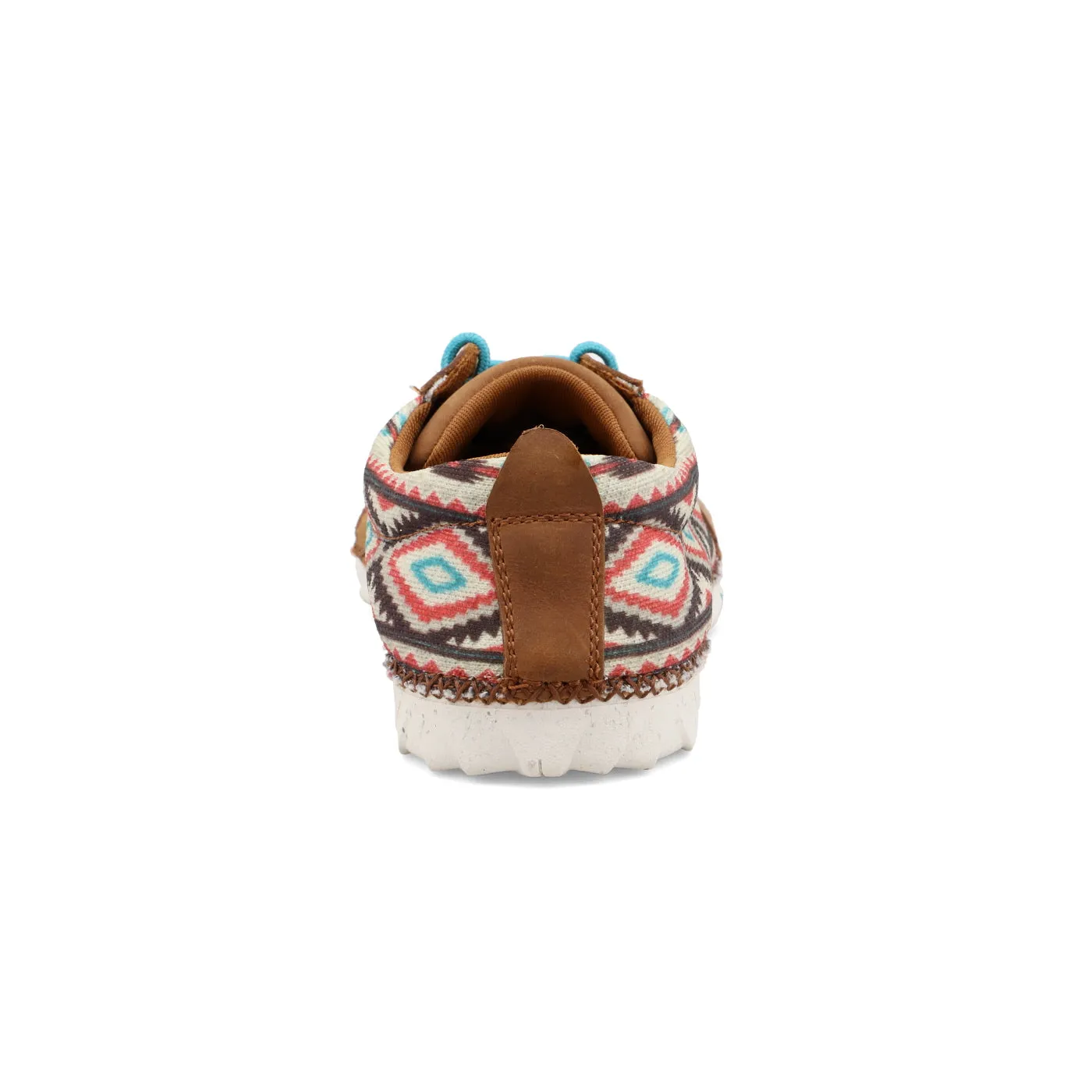 Women's Zero-X Brown & Multi Aztec Lace Round Toe Shoes from Twisted X